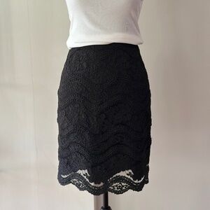 Black Lace Skirt
